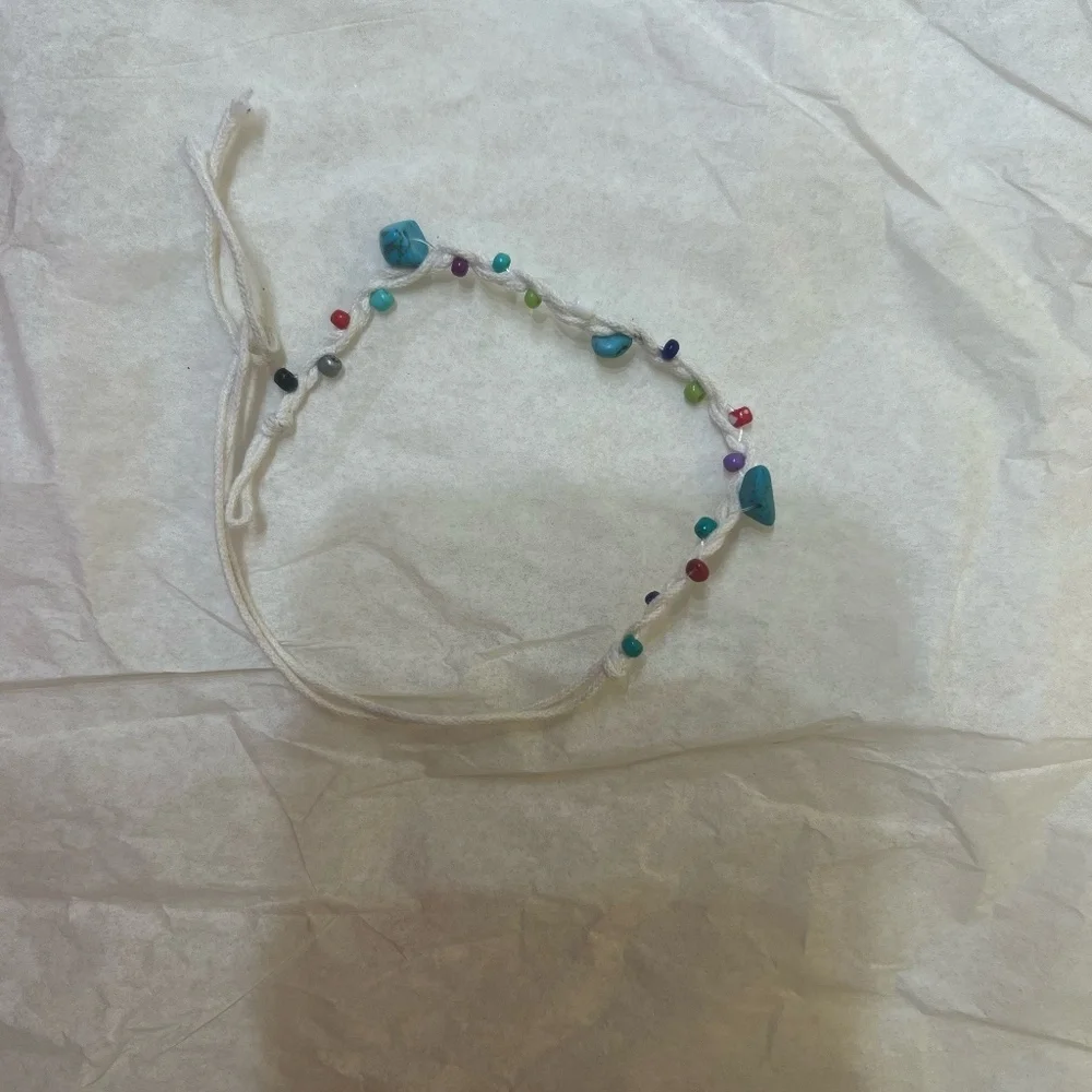 ***Never Worn***‎ ANKLET with pieces of Turquoise
